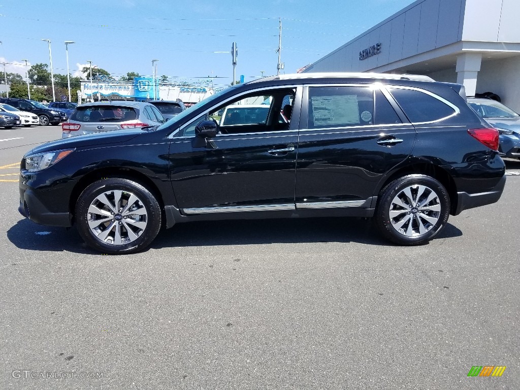 Crystal Black Silica 2019 Subaru Outback 2.5i Touring Exterior Photo #129222748