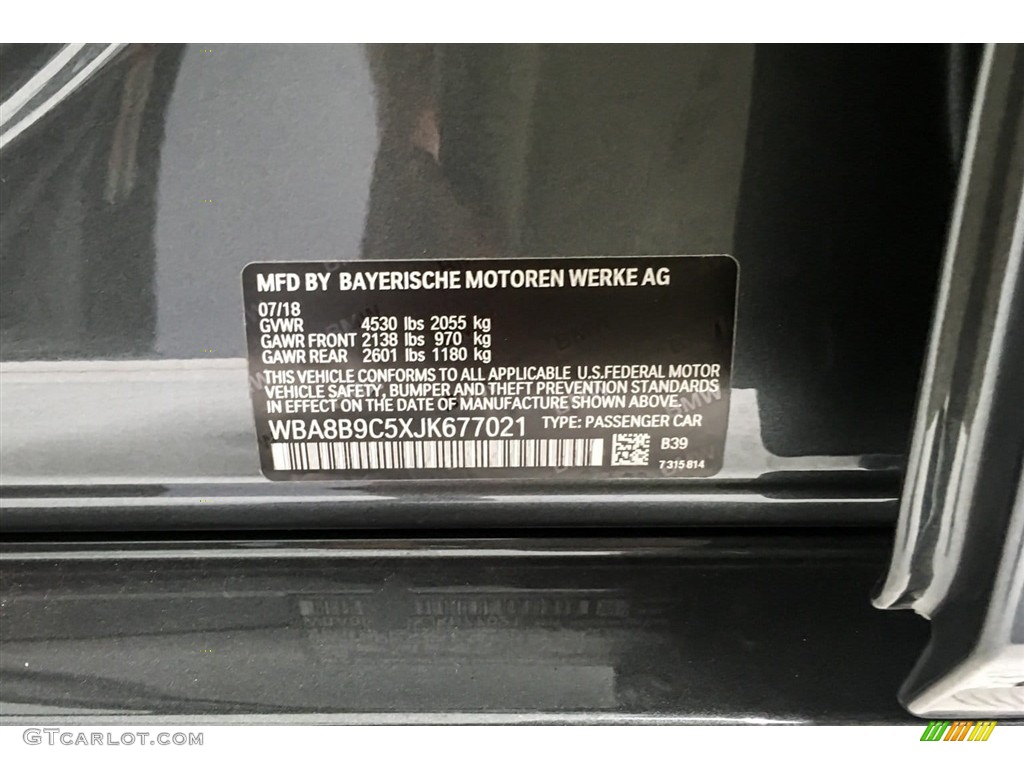 2018 3 Series 330i Sedan - Mineral Grey Metallic / Black photo #11