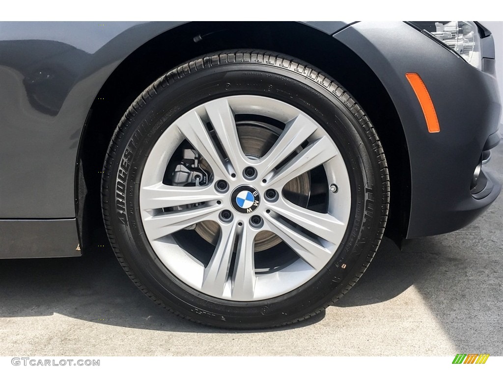 2018 3 Series 330i Sedan - Mineral Grey Metallic / Black photo #9