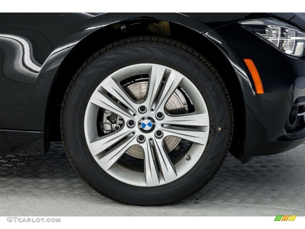 2018 3 Series 330i Sedan - Black Sapphire Metallic / Black photo #9