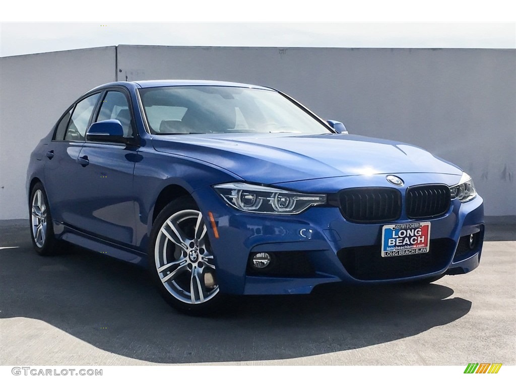 Estoril Blue Metallic 2018 BMW 3 Series 330i Sedan Exterior Photo #129223720