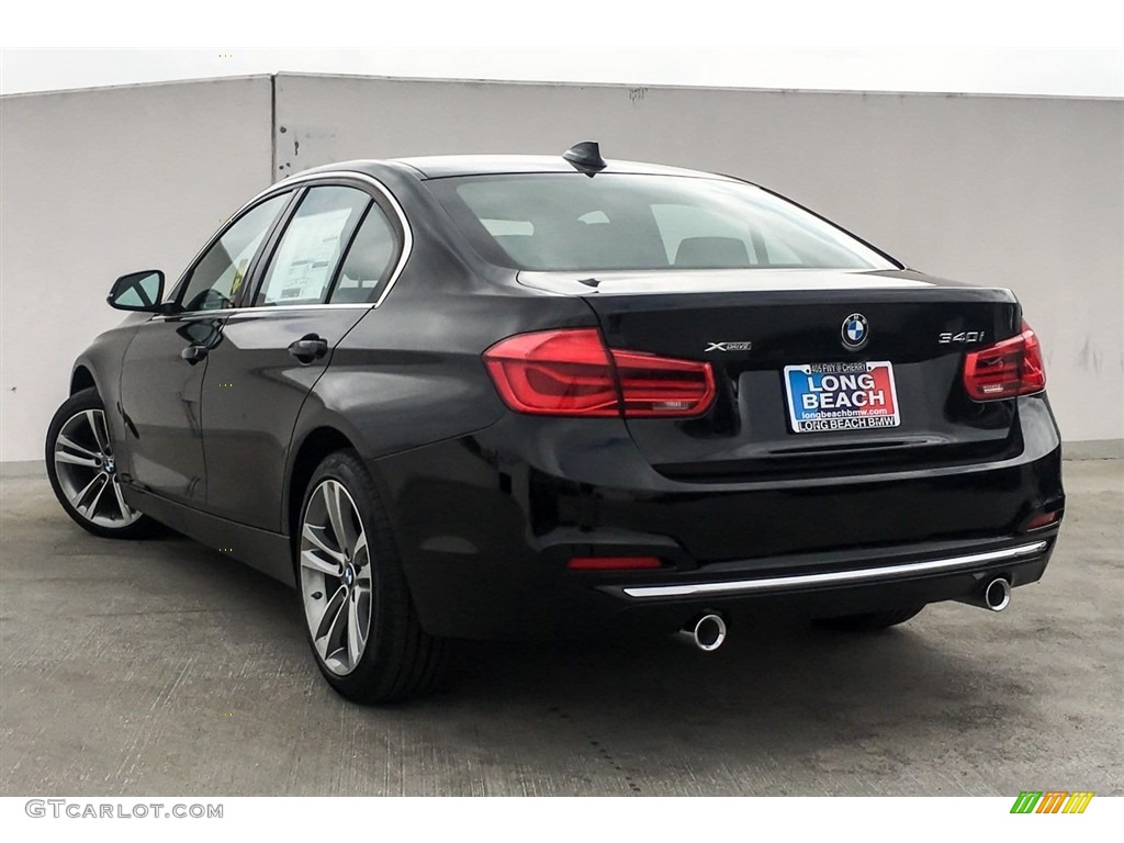 2018 3 Series 340i xDrive Sedan - Jet Black / Black photo #2