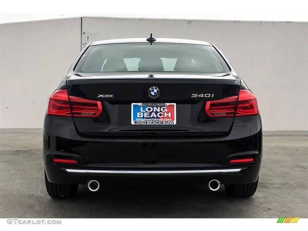 2018 3 Series 340i xDrive Sedan - Jet Black / Black photo #3