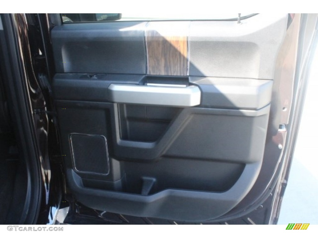 2018 F150 Lariat SuperCrew - Magma Red / Black photo #33