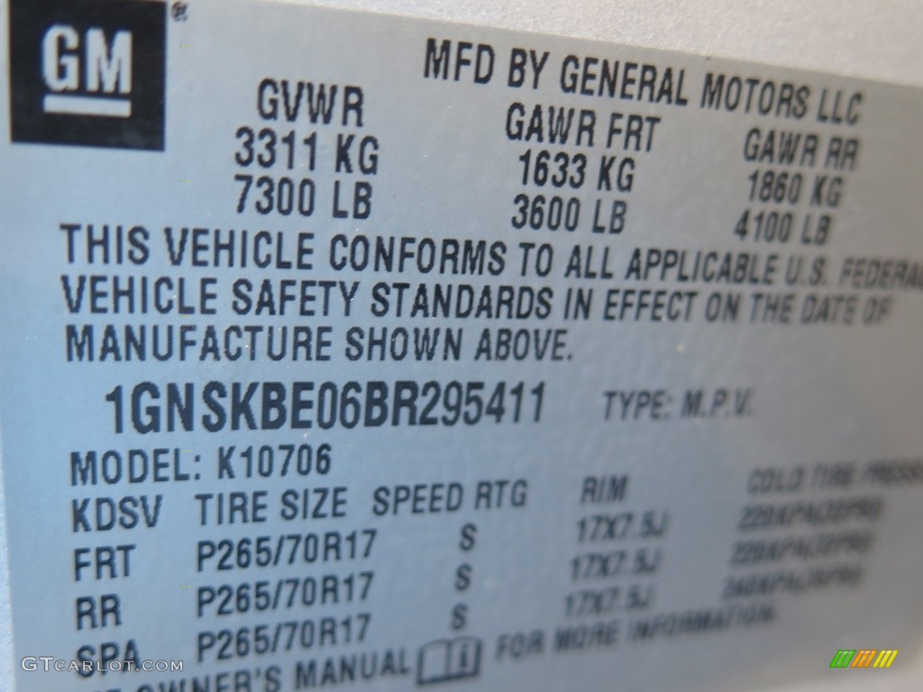 2011 Tahoe LT 4x4 - Sheer Silver Metallic / Light Cashmere/Dark Cashmere photo #35