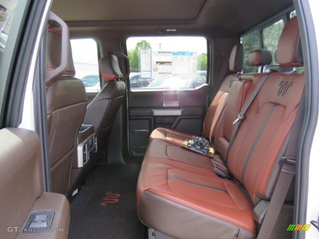 2019 Ford F250 Super Duty King Ranch Crew Cab 4x4 Rear Seat Photo #129228016