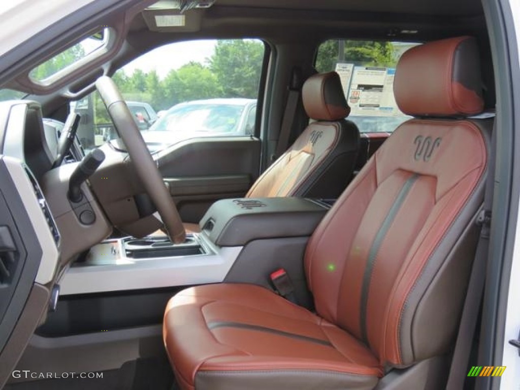 King Ranch Java Interior 2019 Ford F250 Super Duty King Ranch Crew Cab 4x4 Photo #129228040