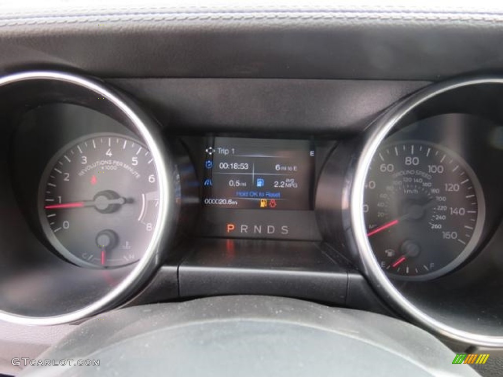 2019 Ford Mustang EcoBoost Premium Fastback Gauges Photo #129228349