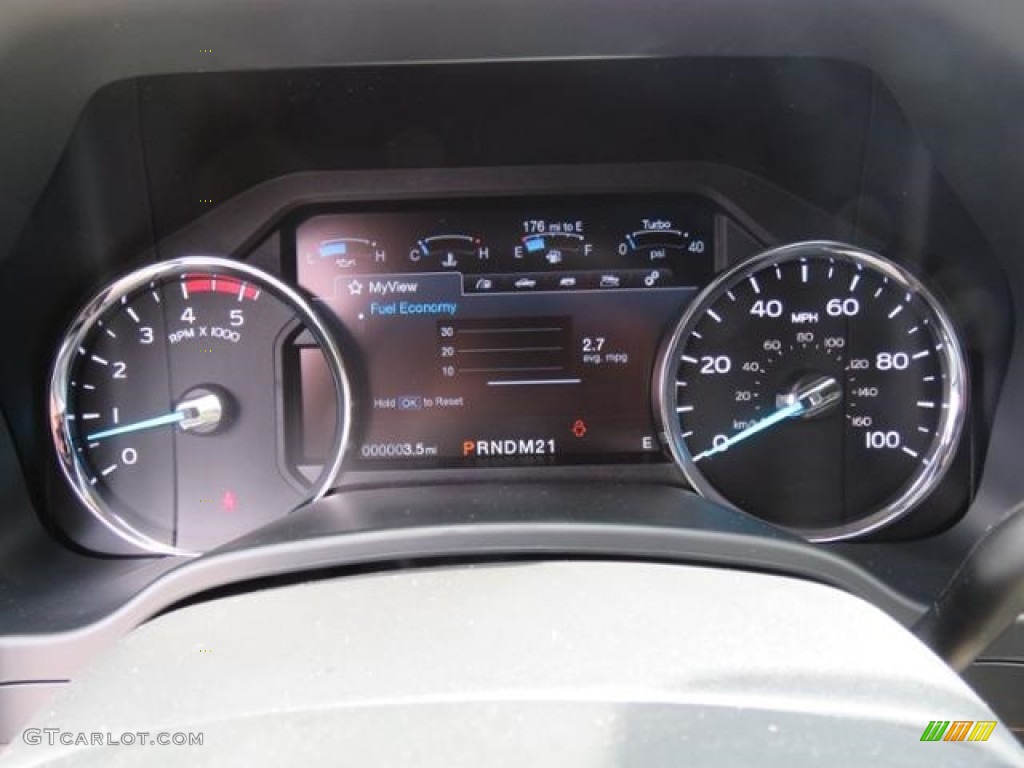 2019 Ford F250 Super Duty Lariat Crew Cab 4x4 Gauges Photo #129228574