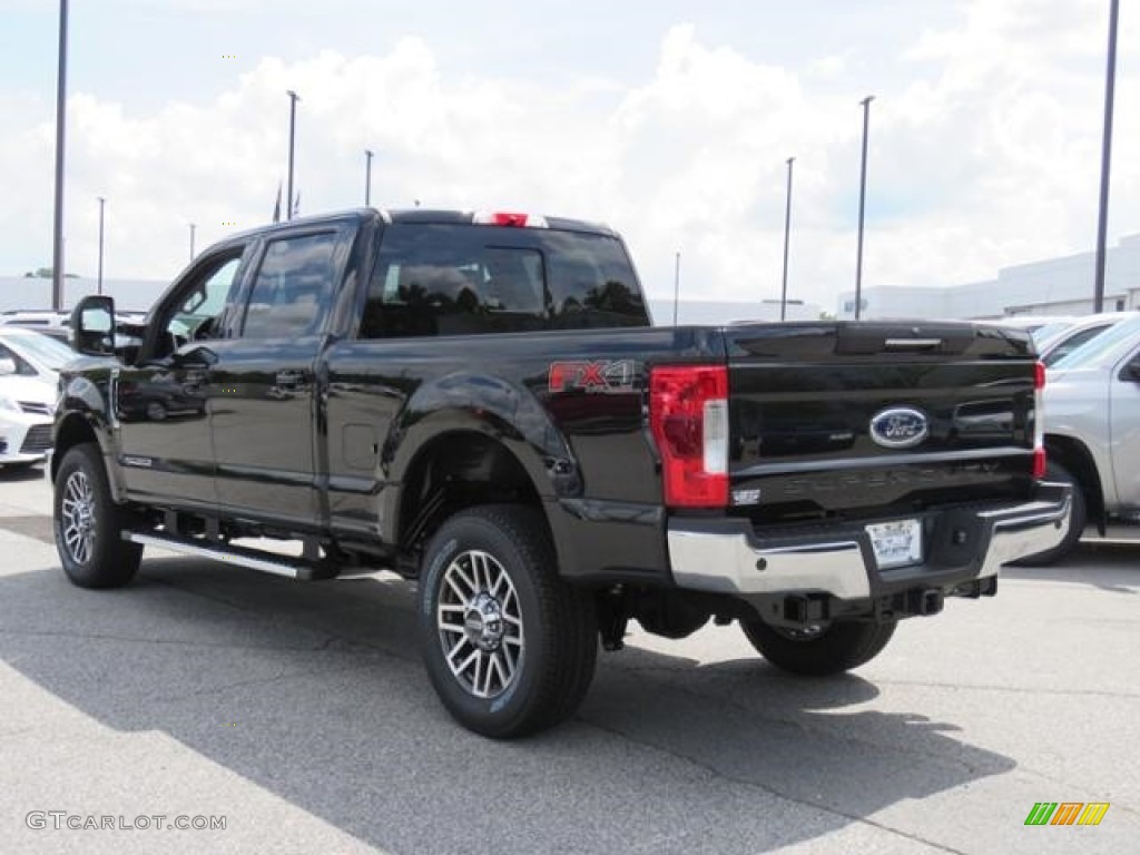 Agate Black 2019 Ford F250 Super Duty Lariat Crew Cab 4x4 Exterior Photo #129228682