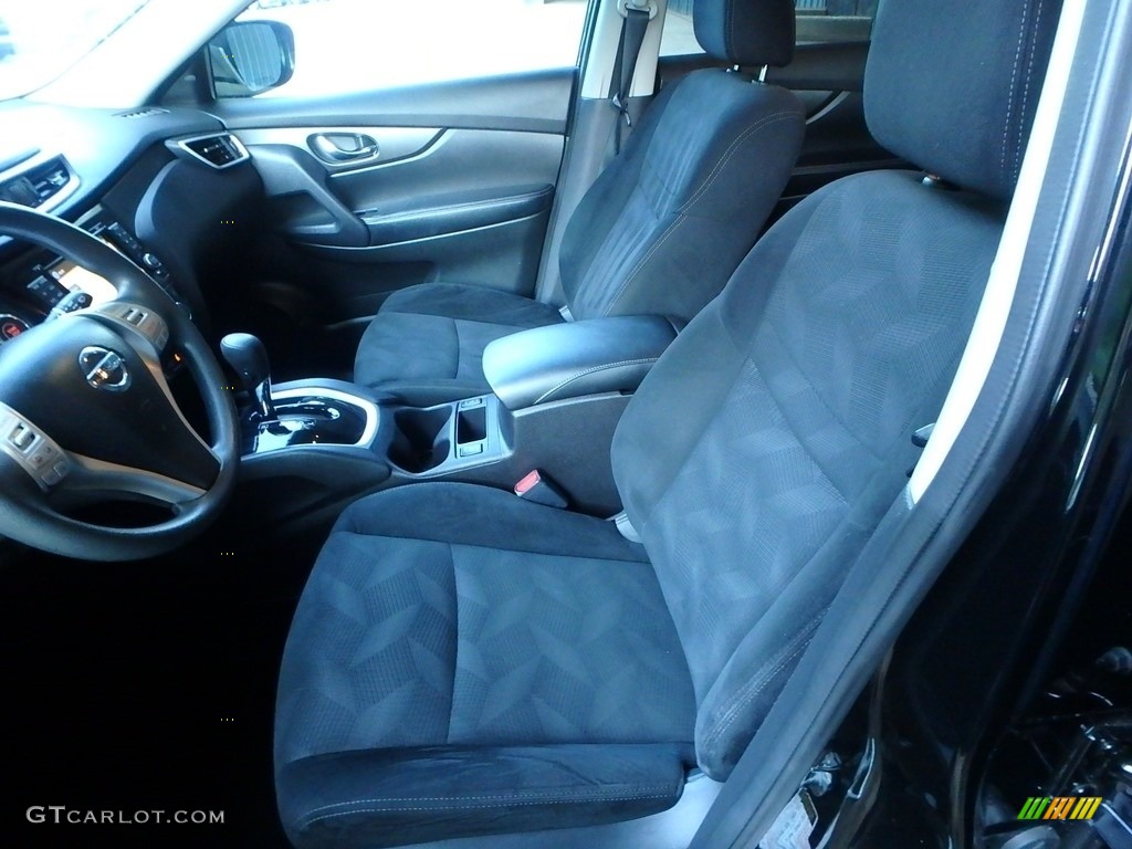 2015 Rogue SV AWD - Super Black / Charcoal photo #14