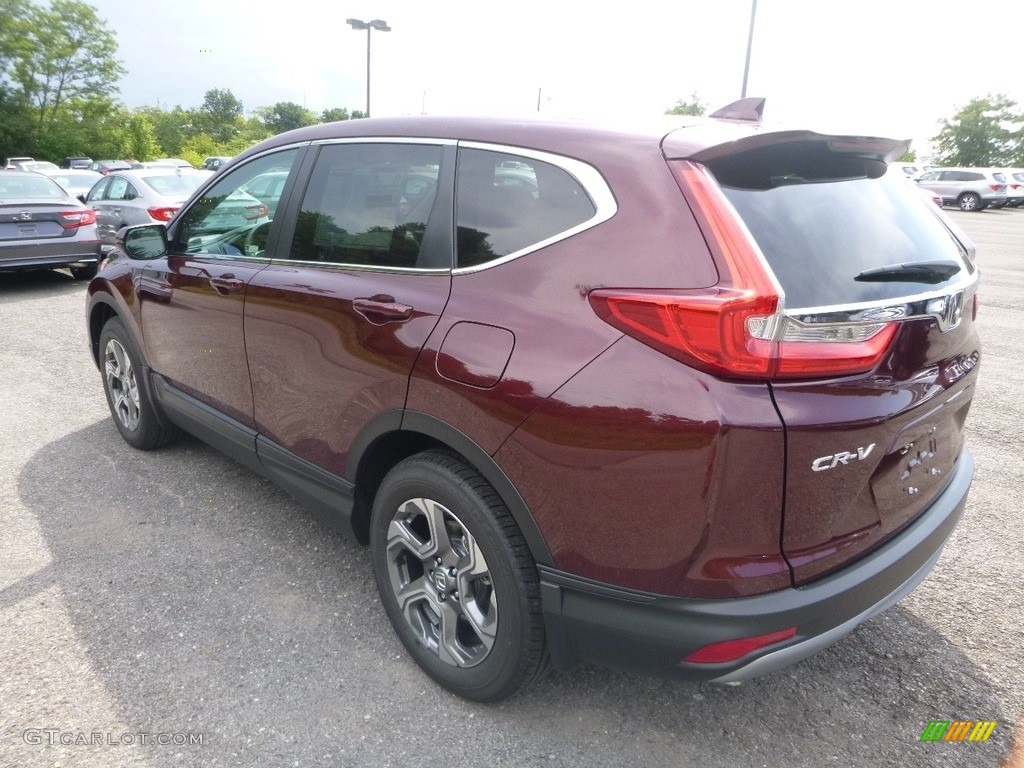 2018 CR-V EX AWD - Basque Red Pearl II / Gray photo #2