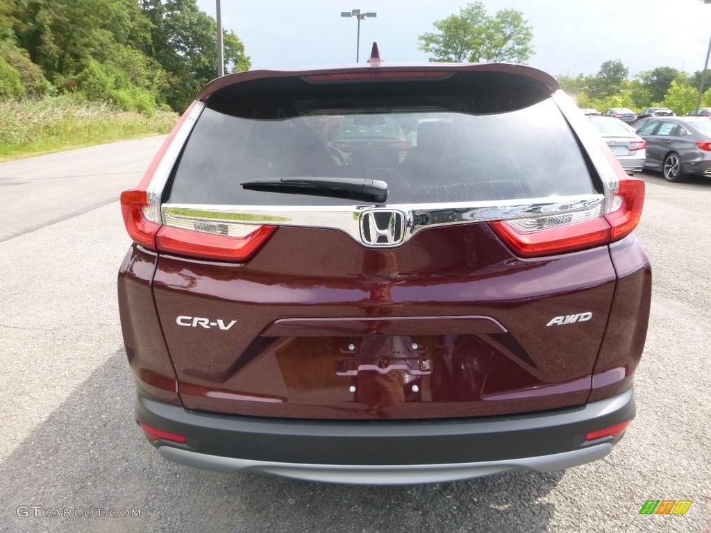 2018 CR-V EX AWD - Basque Red Pearl II / Gray photo #3