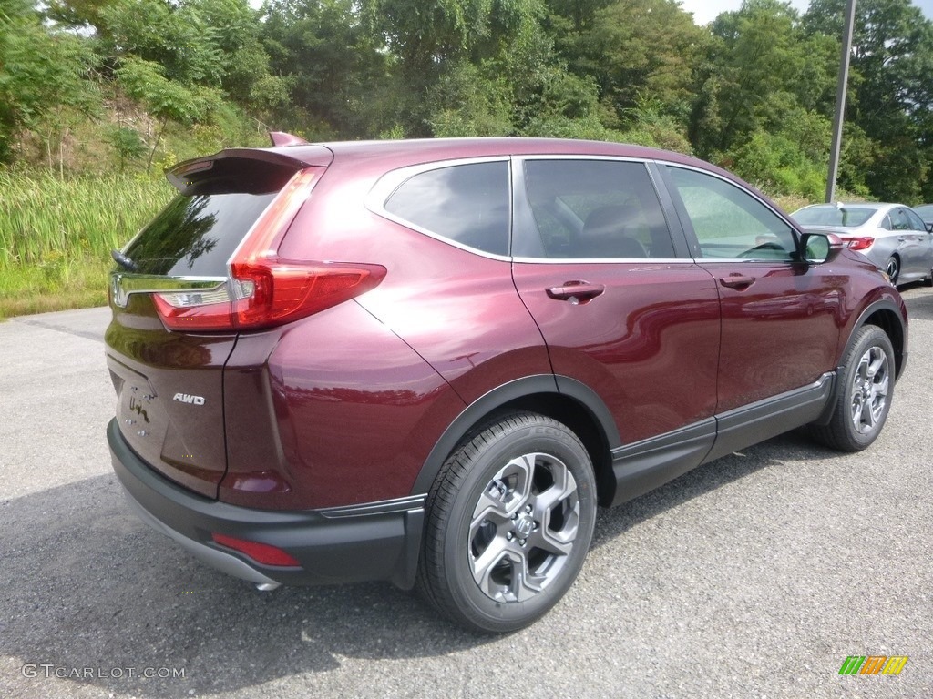 2018 CR-V EX AWD - Basque Red Pearl II / Gray photo #4