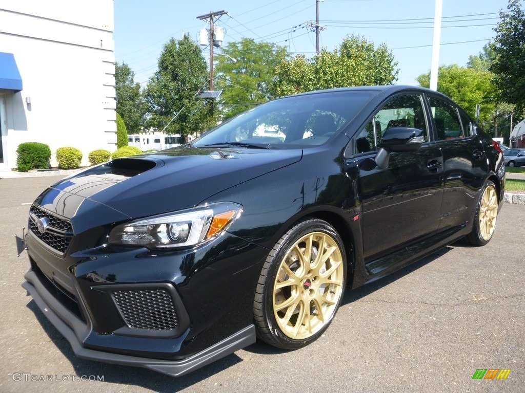Crystal Black Silica 2018 Subaru WRX STI Type RA Exterior Photo #129235170