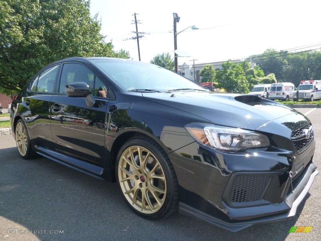 Crystal Black Silica 2018 Subaru WRX STI Type RA Exterior Photo #129235305