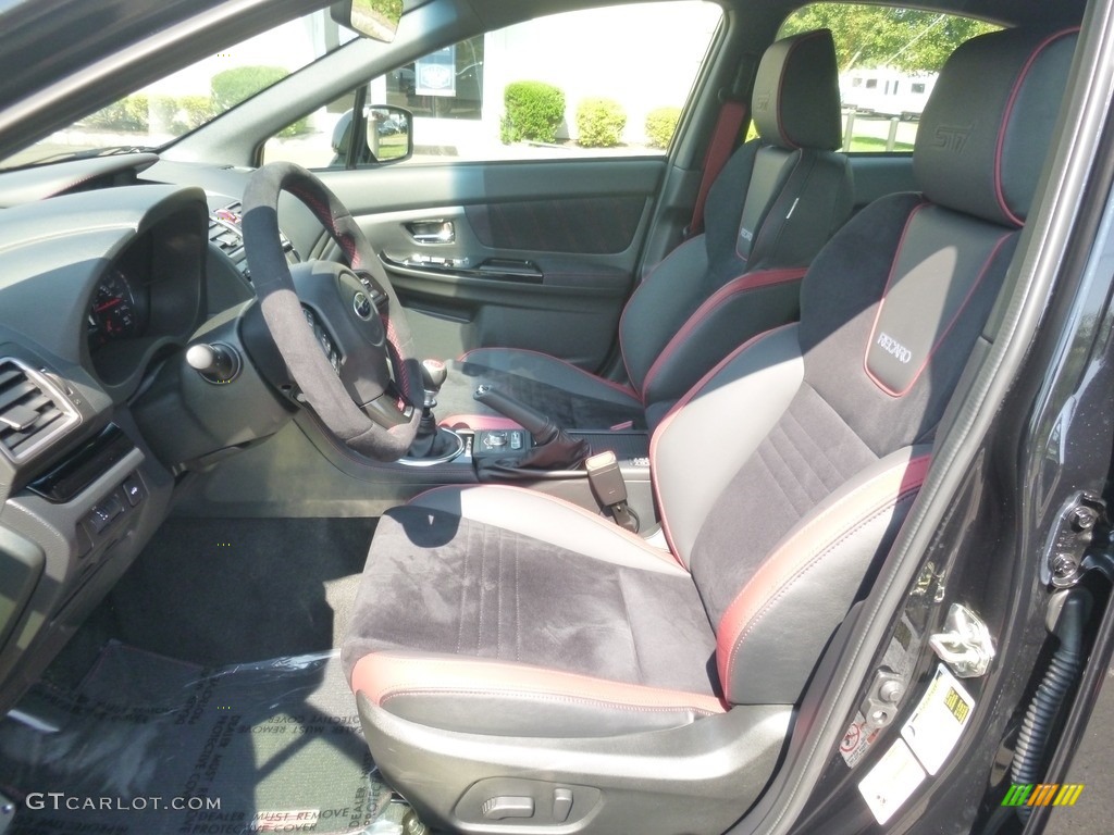 Carbon Black Interior 2018 Subaru WRX STI Type RA Photo #129235449