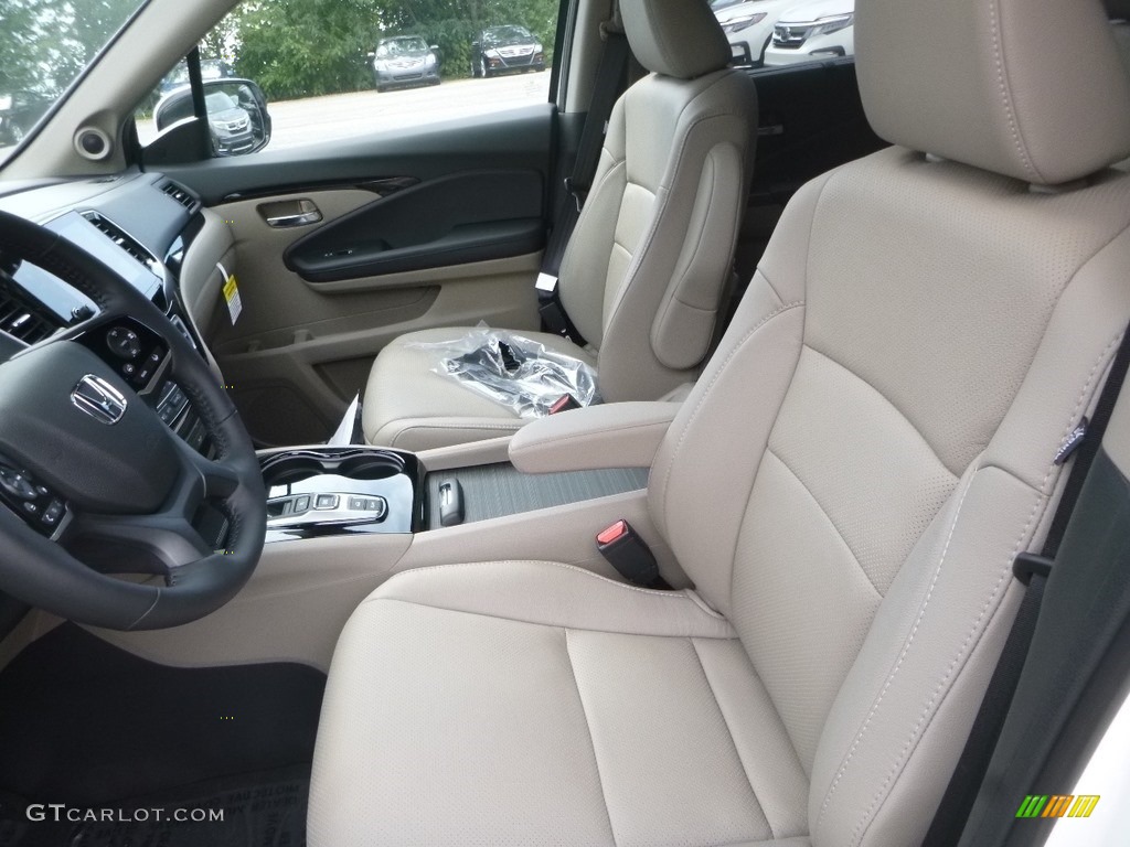 2019 Honda Pilot Elite AWD Front Seat Photo #129235722