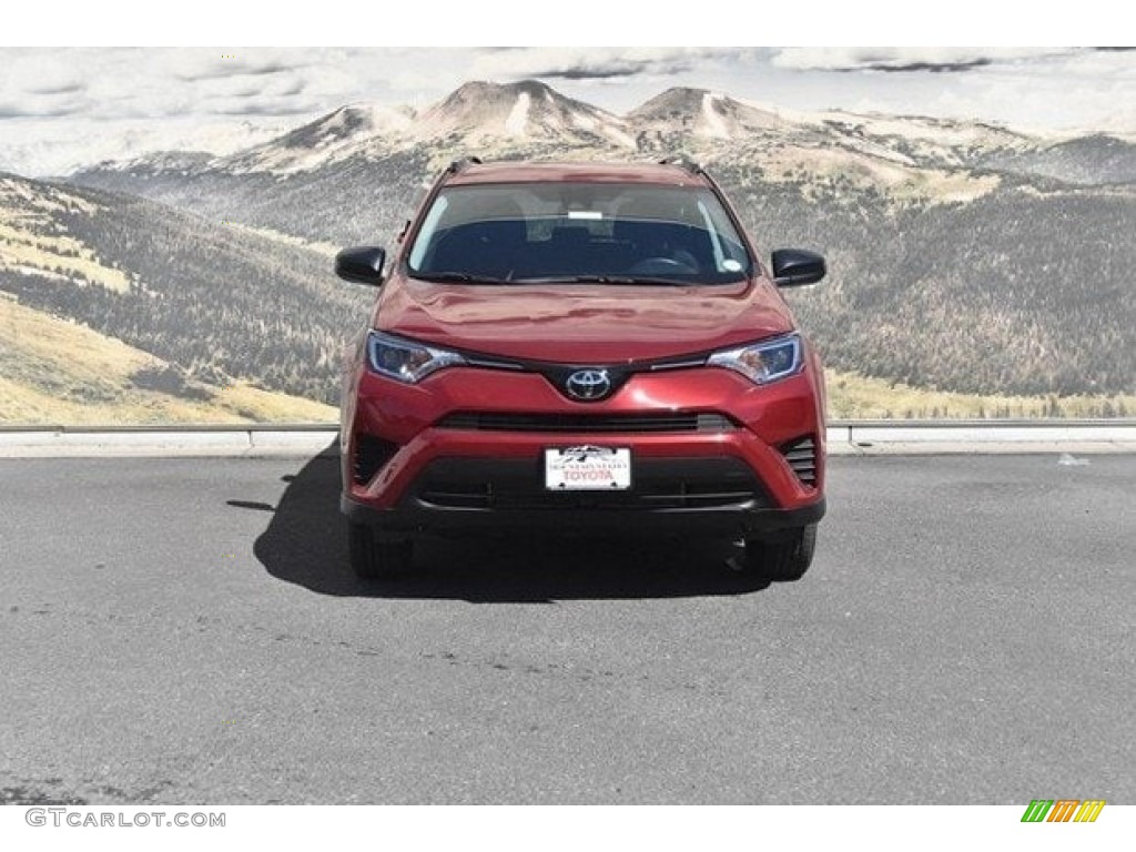 2018 RAV4 LE - Ruby Flare Pearl / Black photo #2