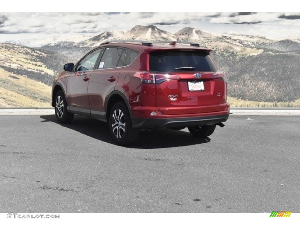 2018 RAV4 LE - Ruby Flare Pearl / Black photo #3