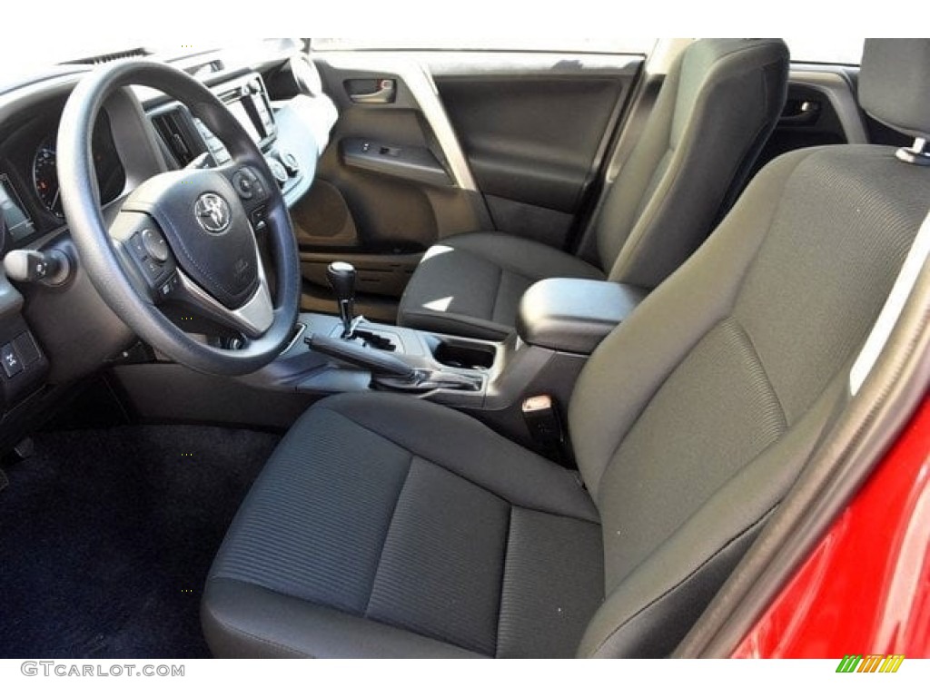 2018 RAV4 LE - Ruby Flare Pearl / Black photo #6