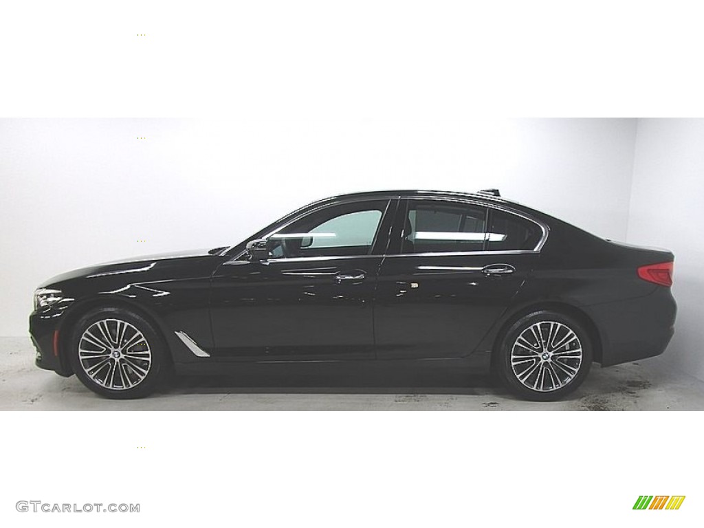 2018 5 Series 530i xDrive Sedan - Black Sapphire Metallic / Black photo #2