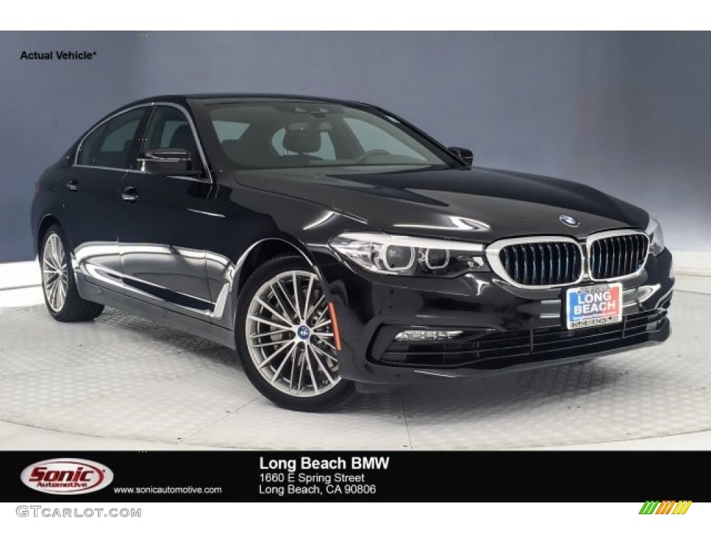 2018 5 Series 530e iPerfomance Sedan - Jet Black / Black photo #1