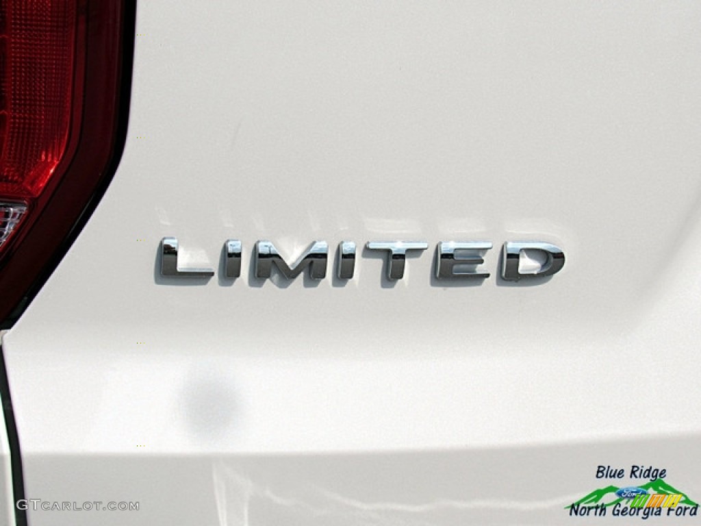 2018 Explorer Limited 4WD - White Platinum / Medium Stone photo #35