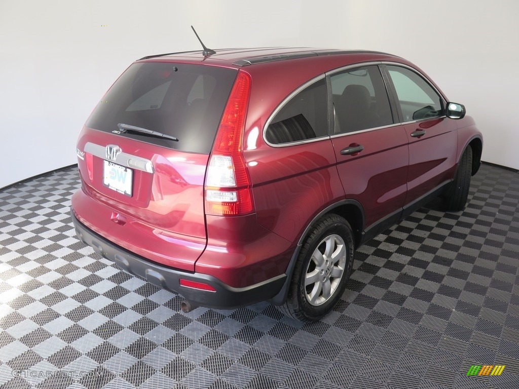 2008 CR-V EX 4WD - Tango Red Pearl / Black photo #9