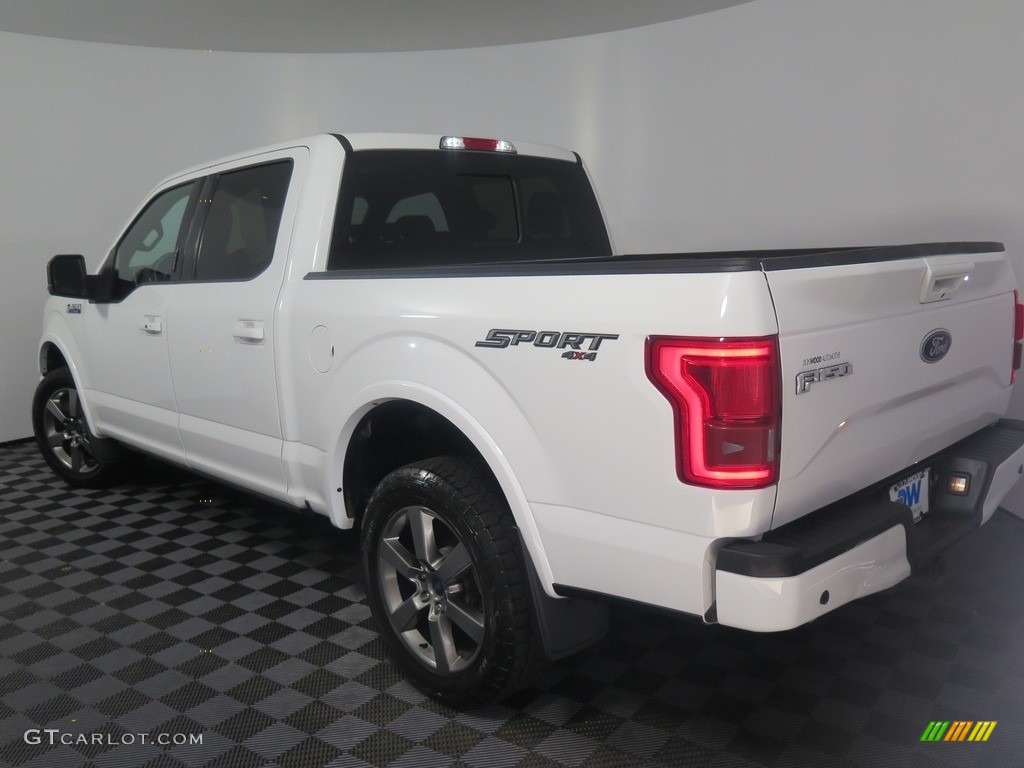 2017 F150 Lariat SuperCrew 4X4 - Oxford White / Black photo #7