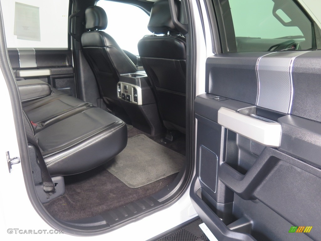 2017 F150 Lariat SuperCrew 4X4 - Oxford White / Black photo #28