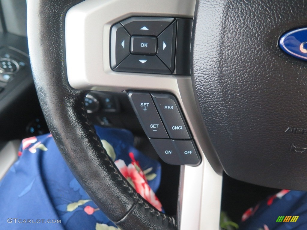 2017 F150 Lariat SuperCrew 4X4 - Oxford White / Black photo #31