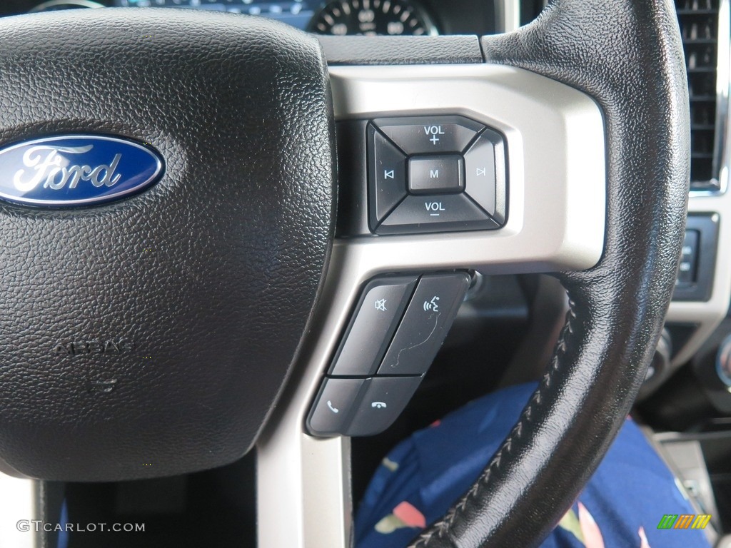 2017 F150 Lariat SuperCrew 4X4 - Oxford White / Black photo #32