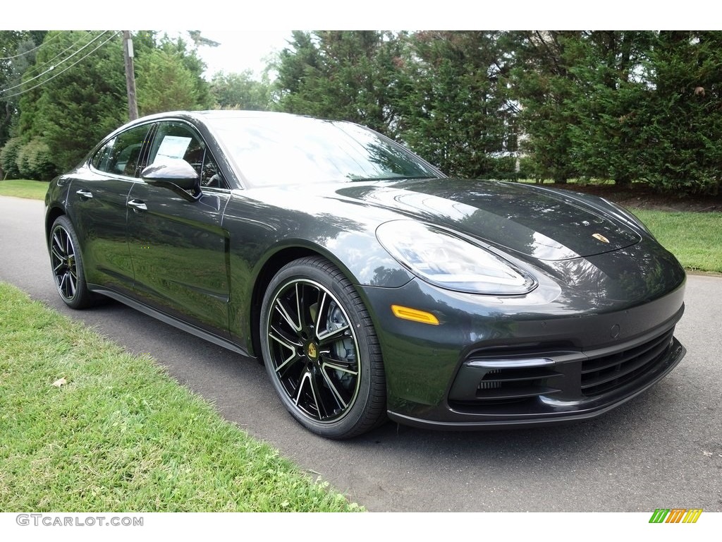 2018 Panamera 4S - Agate Grey Metallic / Black/Bordeaux Red photo #1