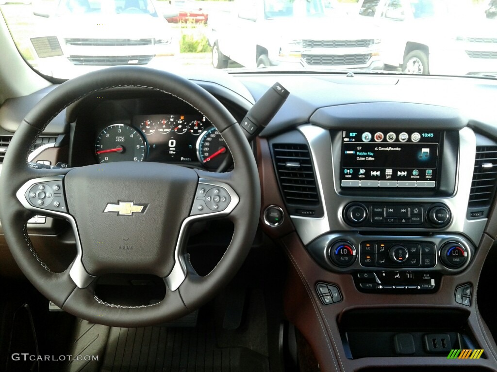 2019 Chevrolet Tahoe Premier 4WD Cocoa/Mahogany Dashboard Photo #129245795