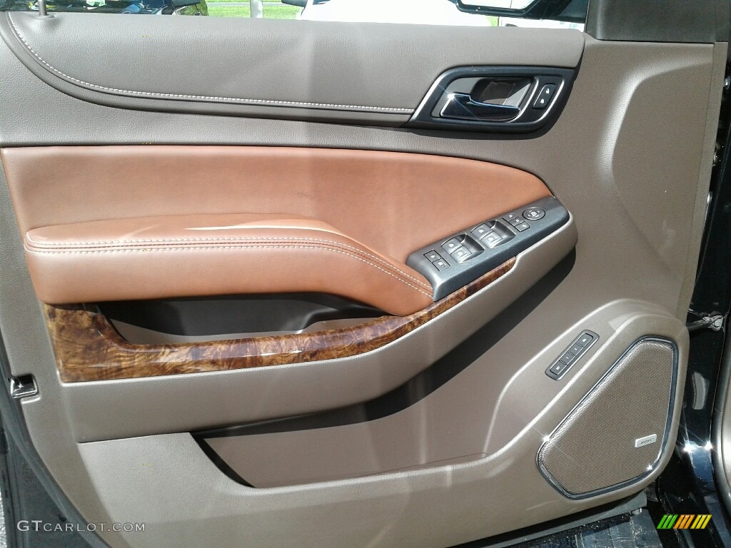 2019 Chevrolet Tahoe Premier 4WD Cocoa/Mahogany Door Panel Photo #129245944