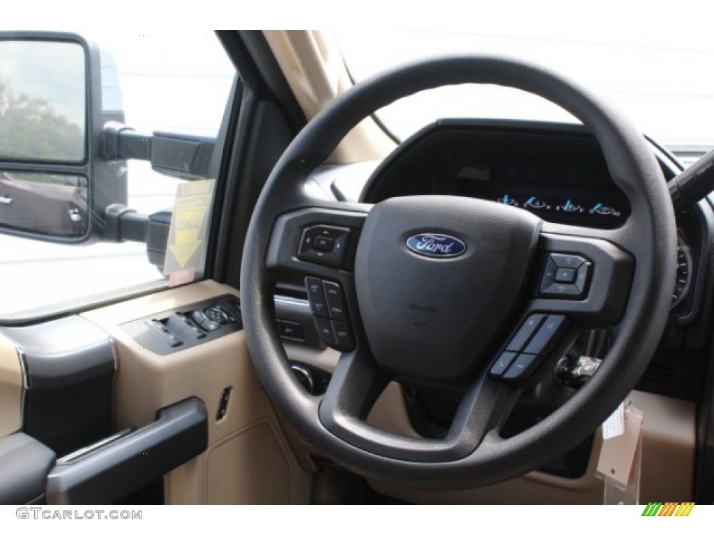 2019 F250 Super Duty XLT Crew Cab 4x4 - Magma Red / Camel photo #25