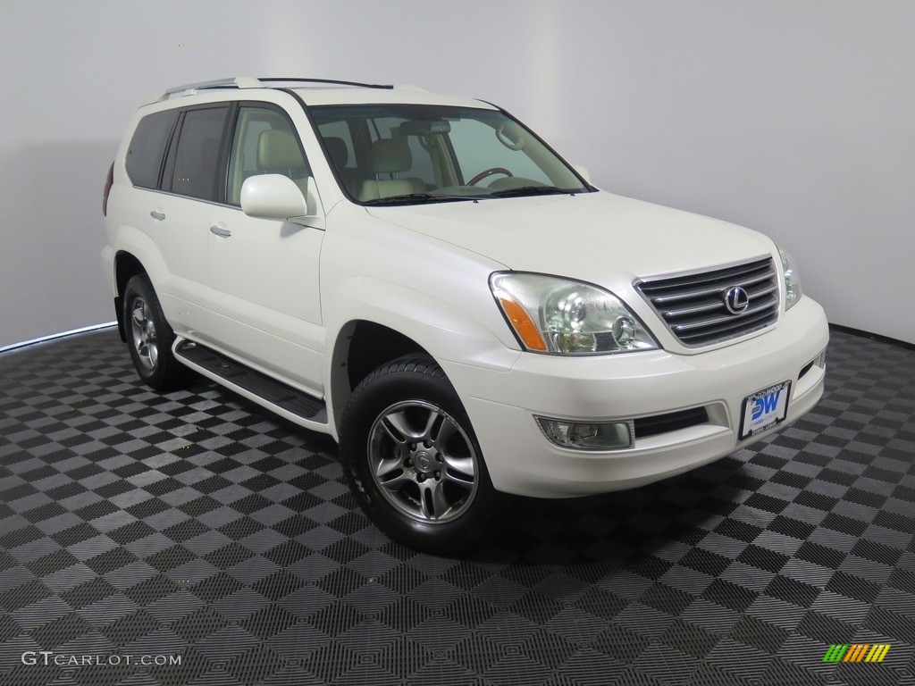 2008 GX 470 - Blizzard White Pearl / Ivory photo #4