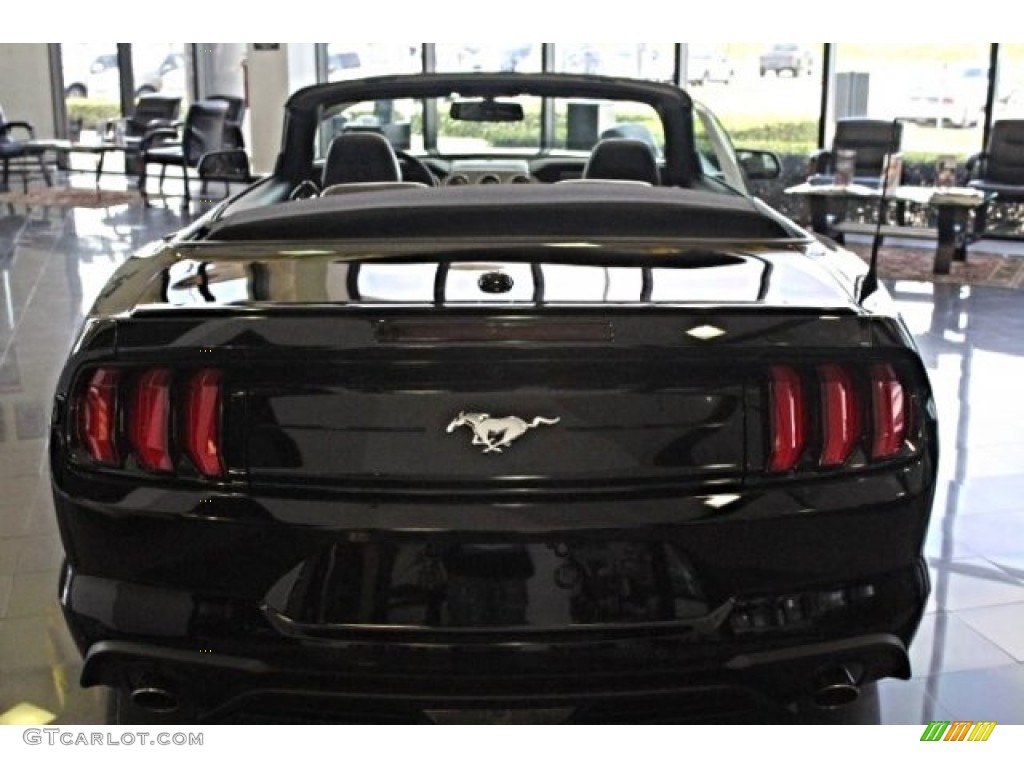 2019 Mustang EcoBoost Premium Convertible - Shadow Black / Ebony photo #8