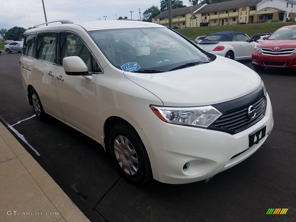 2013 Quest 3.5 S - Pearl White / Gray photo #33
