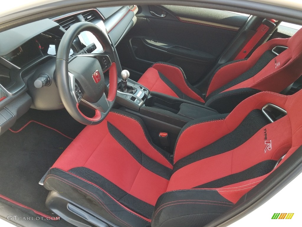 Type R Red/Black Suede Effect Interior 2018 Honda Civic Type R Photo #129249777