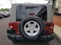 2007 Red Rock Crystal Pearl Jeep Wrangler Unlimited Sahara 4x4  photo #25