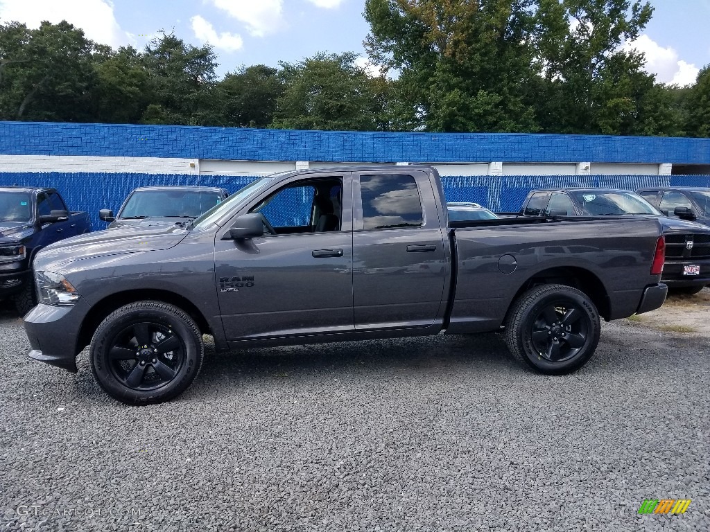 2019 1500 Classic Express Quad Cab 4x4 - Granite Crystal Metallic / Black/Diesel Gray photo #3