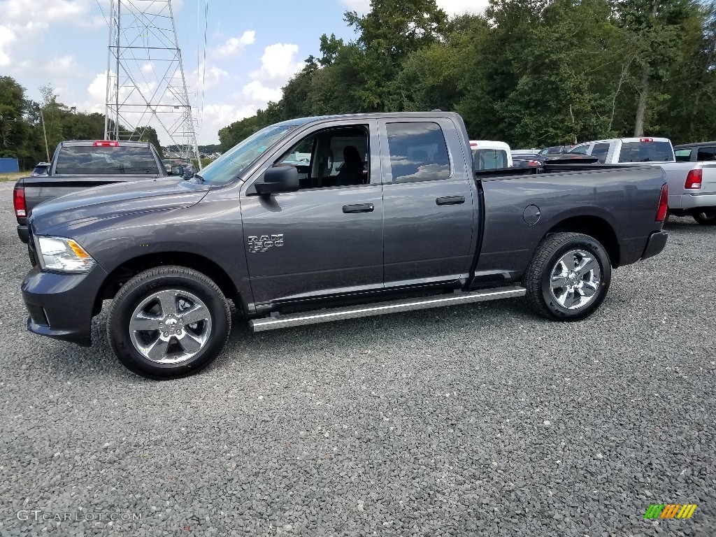 2019 1500 Classic Express Quad Cab 4x4 - Granite Crystal Metallic / Black photo #3