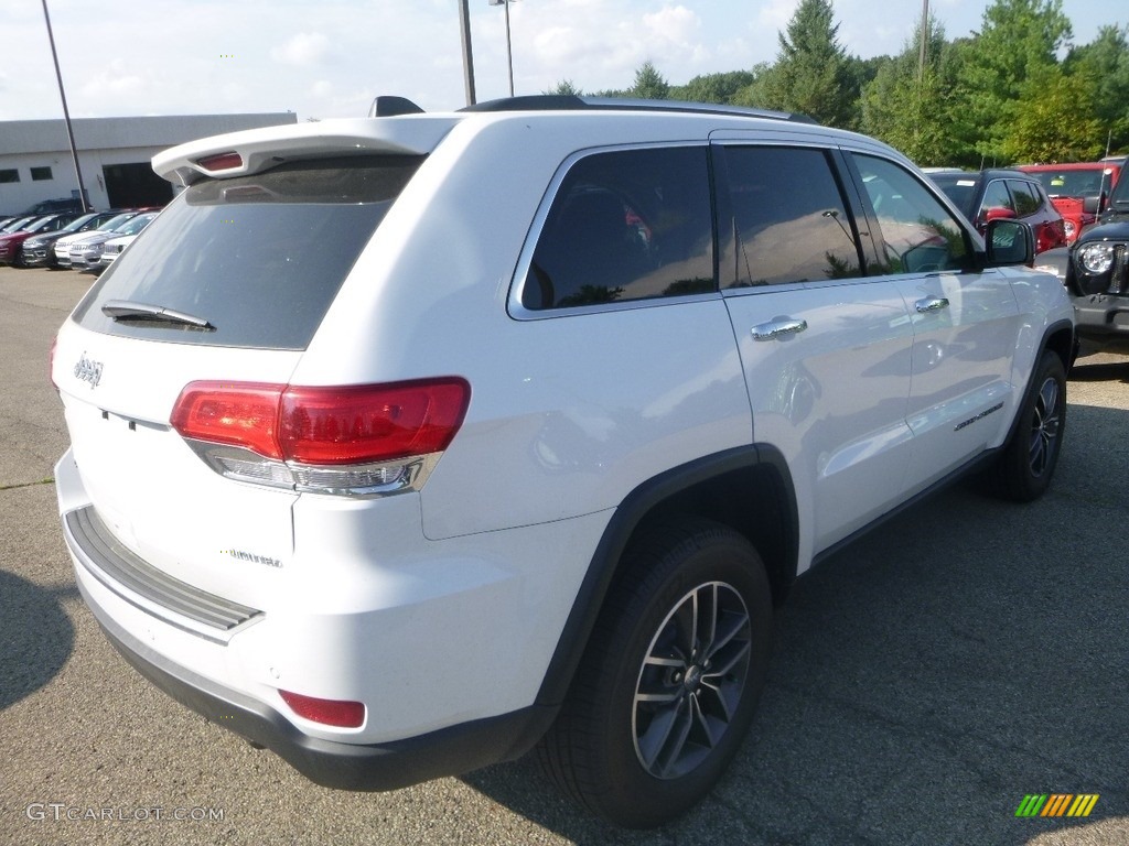 2018 Grand Cherokee Limited 4x4 - Bright White / Black photo #5