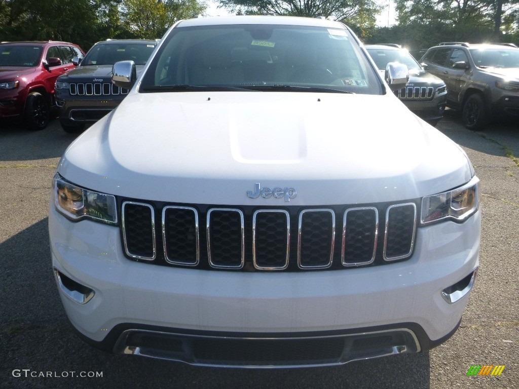 2018 Grand Cherokee Limited 4x4 - Bright White / Black photo #8