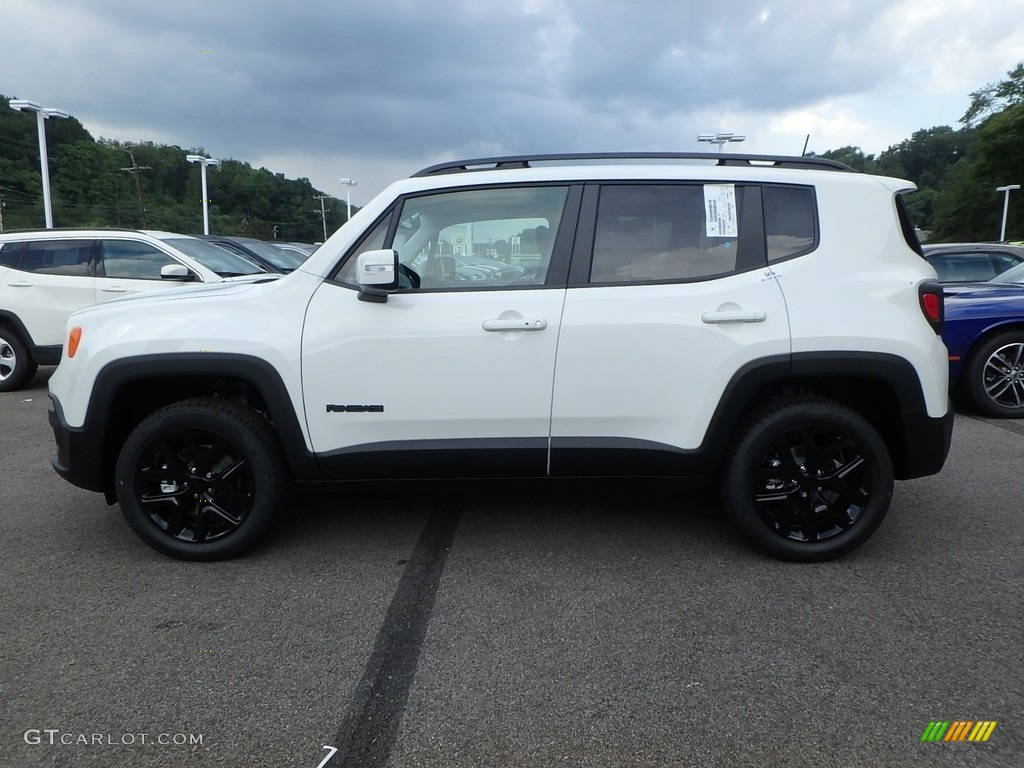 2018 Renegade Latitude 4x4 - Alpine White / Black photo #2