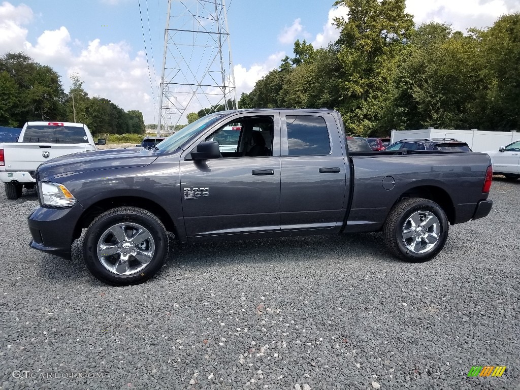 2019 1500 Classic Express Quad Cab 4x4 - Granite Crystal Metallic / Black photo #3