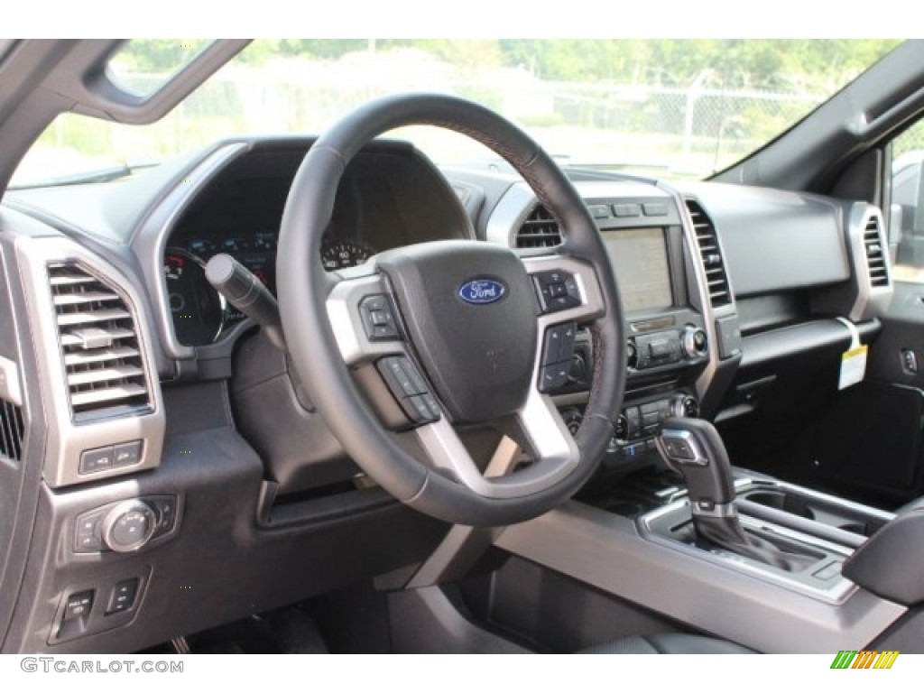 2018 F150 Platinum SuperCrew 4x4 - Magnetic / Black photo #14