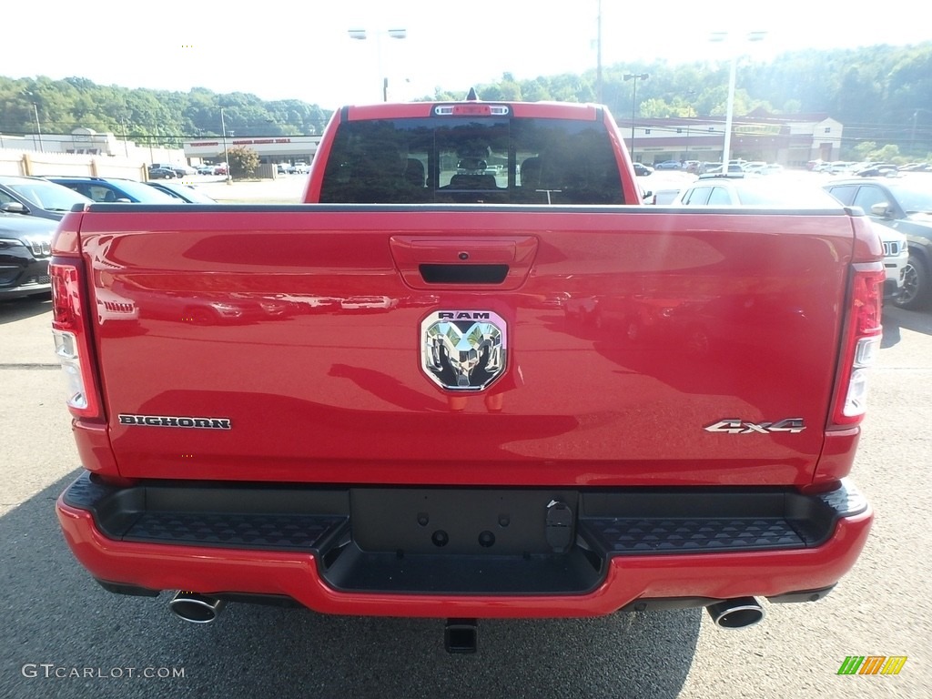 2019 1500 Big Horn Crew Cab 4x4 - Flame Red / Black/Diesel Gray photo #4